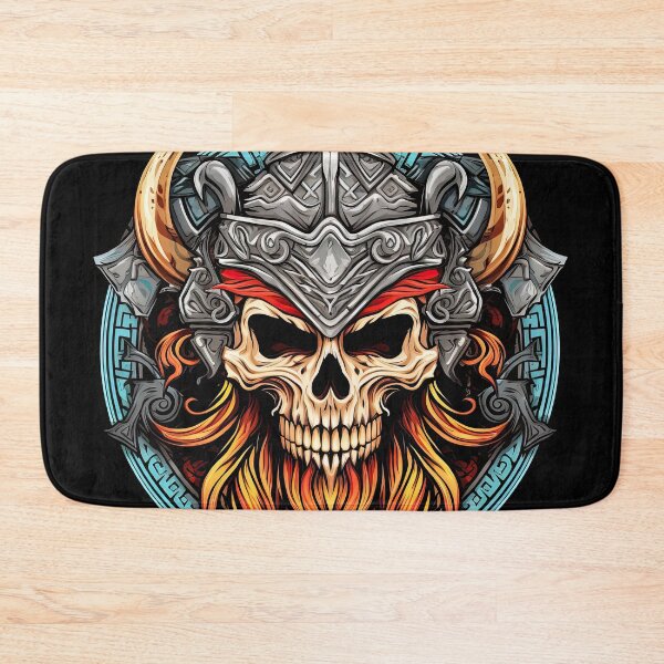 Item preview, Vintage Bearded Skull Viking 8 designed and sold by eyestetix.
