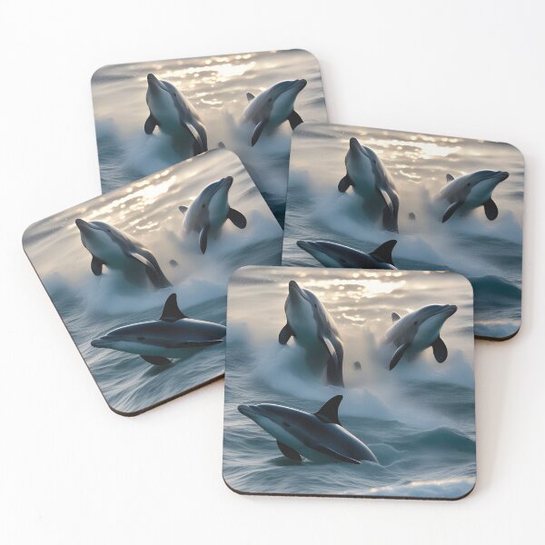 Item preview, Dolphins on the high seas designed and sold by Efrén Martínez Mendoza.