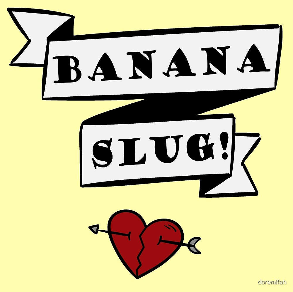 "Banana Slug" by doremifah Redbubble
