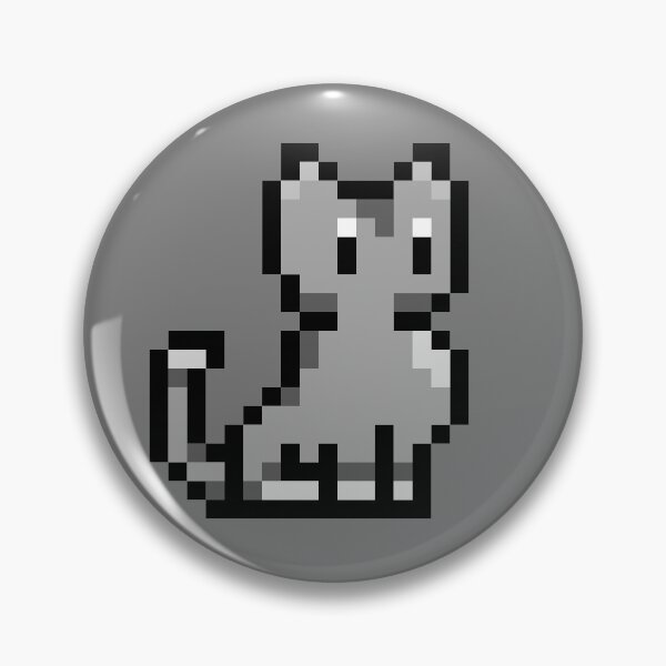 Item preview, Pixel Art Grey Tabby Cat designed and sold by BumboBoy.
