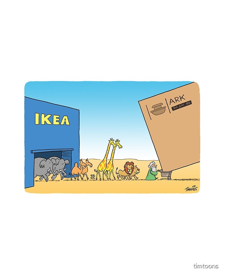 Drijvende kracht dood gaan staking Ikea Ark" iPad Case & Skin by timtoons | Redbubble