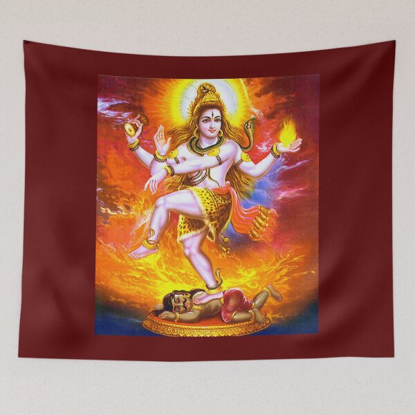 Item preview, Shiva dances in the flames designed and sold by ianearthcore.