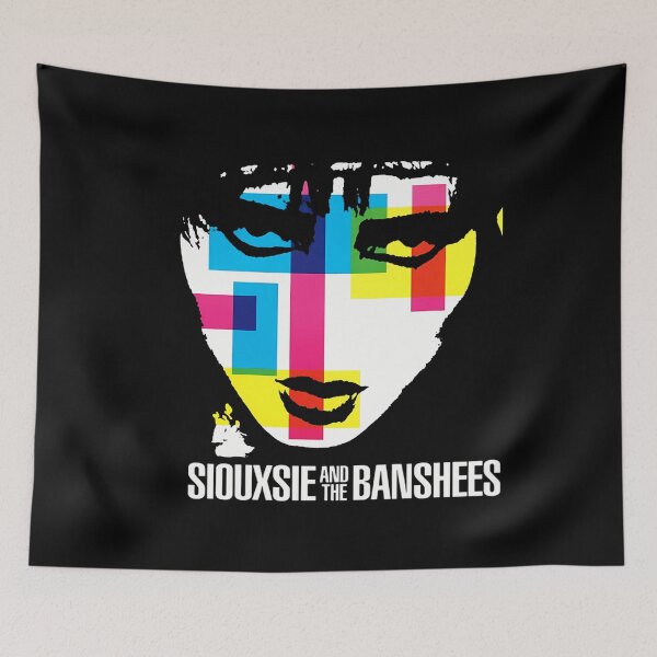 Item preview, Color face siouxsie members and the banshees art designed and sold by ClothingSassyV.