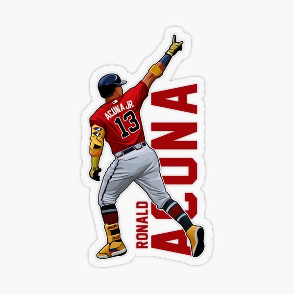 Ronald Acuna Jr Poster Canvas Frame Kids Wall Decor Baseball 