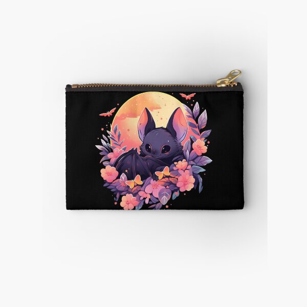 Item preview, Adorable Bat Poking Head from Fall Flowers designed and sold by InkedBeasts.