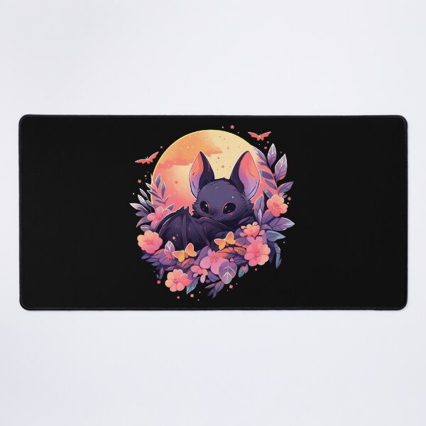 Item preview, Adorable Bat Poking Head from Fall Flowers designed and sold by InkedBeasts.