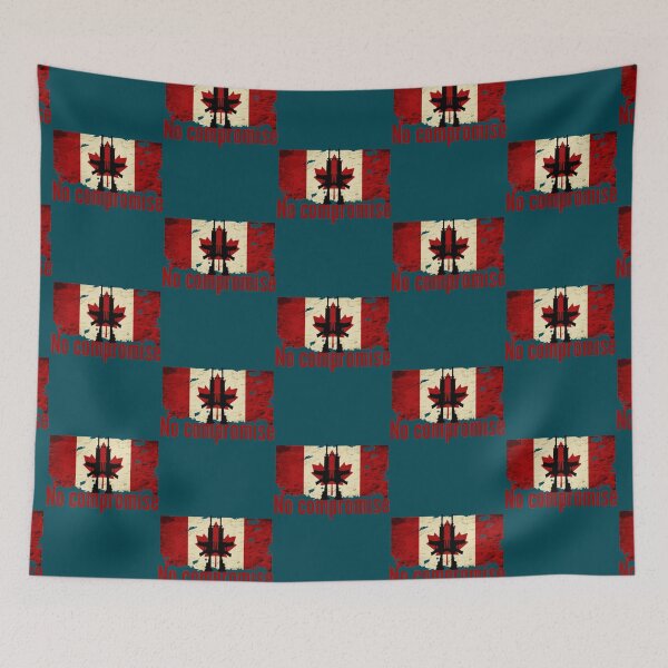 Item preview, Canadian flag no compromise  designed and sold by tooleyveera.