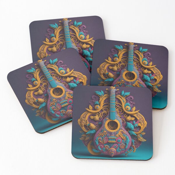Item preview, Strings of Creativity: Artistic Guitar Mastery designed and sold by Glitchart66.