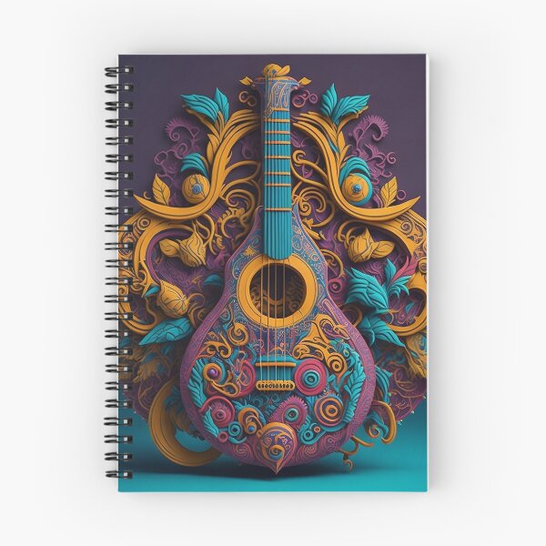 Item preview, Strings of Creativity: Artistic Guitar Mastery designed and sold by Glitchart66.