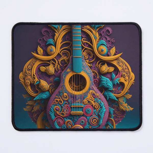 Item preview, Strings of Creativity: Artistic Guitar Mastery designed and sold by Glitchart66.