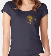 Pocket Raptor T-Shirt Women's Fitted Scoop T-Shirt