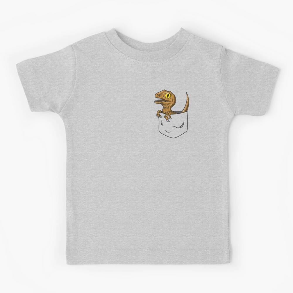 pocket-raptor-t-shirt-kids-t-shirt-for-sale-by-tabner-redbubble