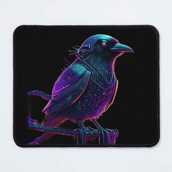 Item preview, Raven In Cybernetic Style designed and sold by Puristock.