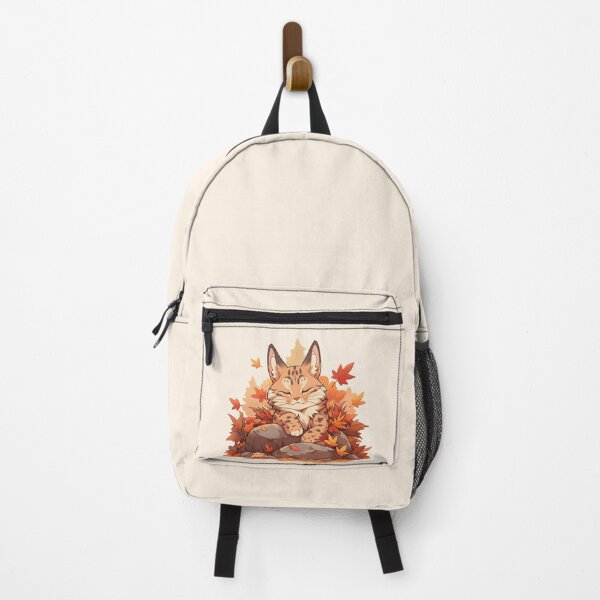 Item preview, Calm Bobcat Resting on Rocks in Fall designed and sold by InkedBeasts.