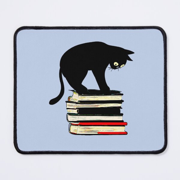 Item preview, Cat sitting on books designed and sold by Thedigital91.
