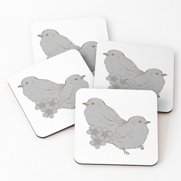 Item preview, Bird Deco - Snow, Fog, Earth designed and sold by Irene Estelle.