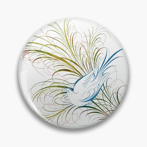 Item preview, Colorful Bird Flourish designed and sold by Colby Cline.