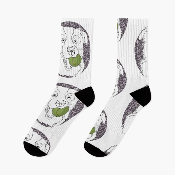 Item preview, Border Collie with Tennis Ball designed and sold by rmcbuckeye.