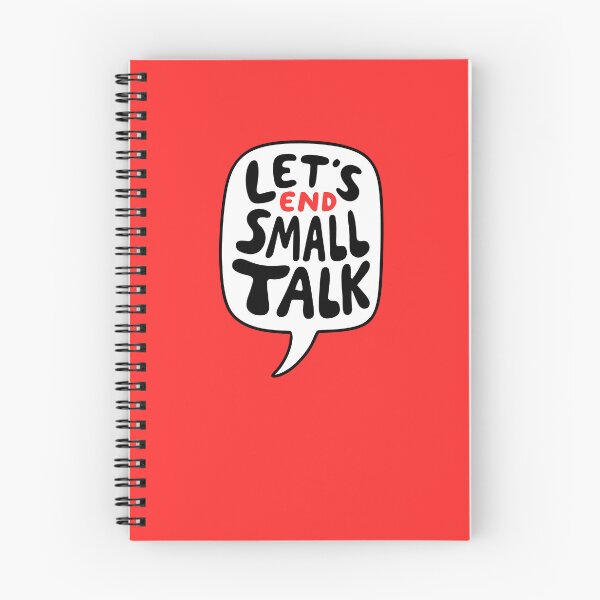 Item preview, Let's End Small Talk designed and sold by goldentusk.