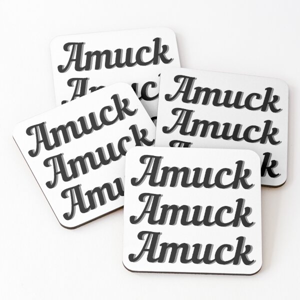 Item preview, Amuck Amuck Amuck Halloween Movie Quote Black and White designed and sold by Sunshine-Dreams.