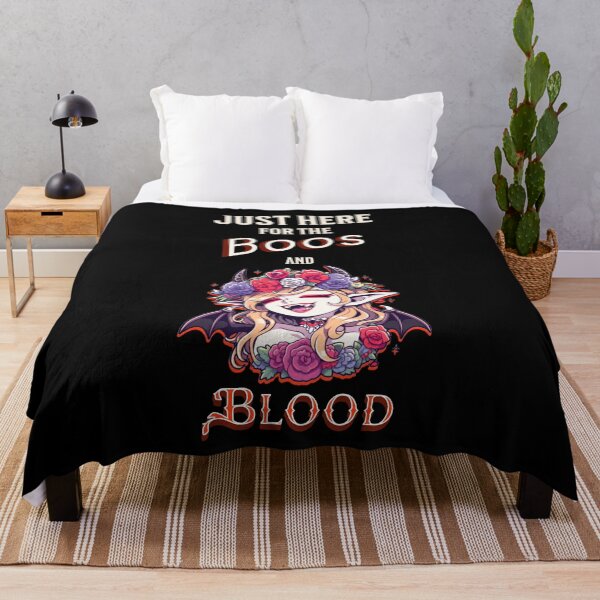 Item preview, Just Here For The Boos And Blood designed and sold by ZenEverAI.