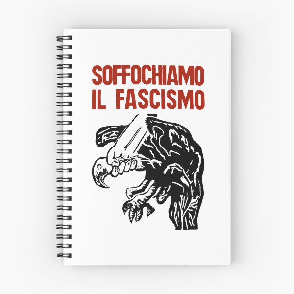 Item preview, Vintage Italian Anti-Fascism Print (Suffocate Fascism) designed and sold by luonngongg.