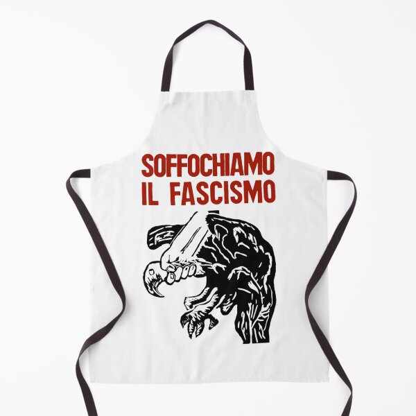 Item preview, Vintage Italian Anti-Fascism Print (Suffocate Fascism) designed and sold by luonngongg.