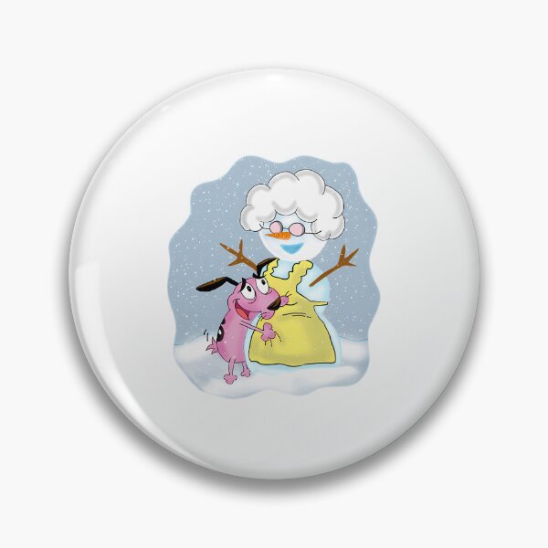 Item preview, Courage the Cowardly Dog winter Muriel snowman designed and sold by HollandVileC.