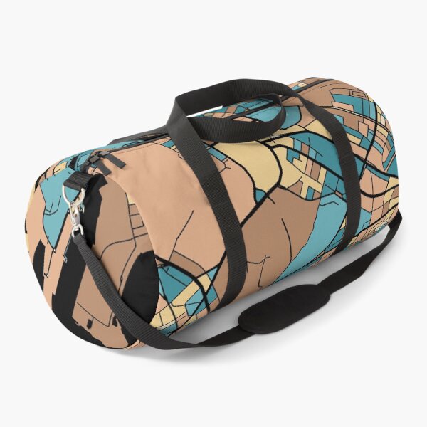 Item preview, Helsinki Map Pattern in Mid Century Pastel designed and sold by PatternMaps.