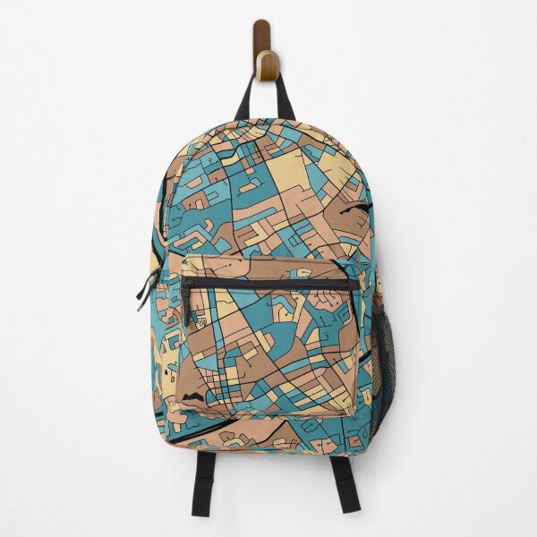 Item preview, Kitchener Map Pattern in Mid Century Pastel designed and sold by PatternMaps.