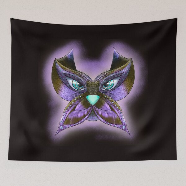 Item preview, Butterfly Cat Mask In Purple  designed and sold by TLKauthor.