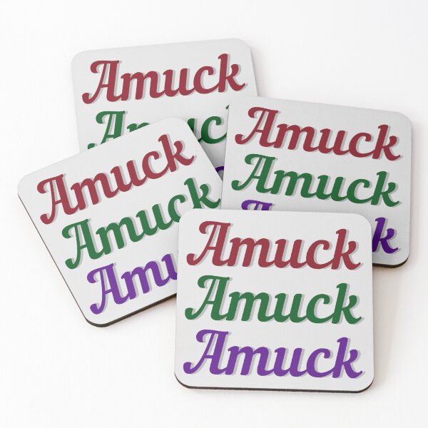 Item preview, Amuck Amuck Amuck Halloween Movie Quote Red Green Purple designed and sold by Sunshine-Dreams.