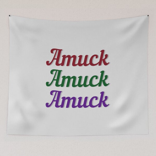 Item preview, Amuck Amuck Amuck Halloween Movie Quote Red Green Purple designed and sold by Sunshine-Dreams.