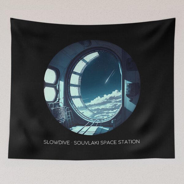 Item preview, Slowdive - Souvlaki Space Station - Retro Style Fan designed and sold by AliaPuckett90.