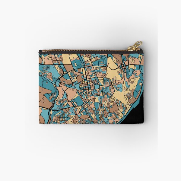 Item preview, Lisbon Map Pattern in Mid Century Pastel designed and sold by PatternMaps.