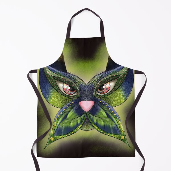 Item preview, Butterfly Cat Mask in Blue designed and sold by TLKauthor.