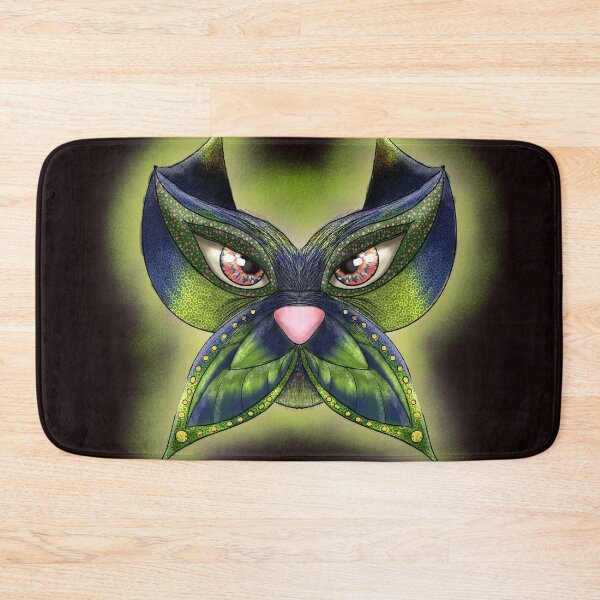 Item preview, Butterfly Cat Mask in Blue designed and sold by TLKauthor.