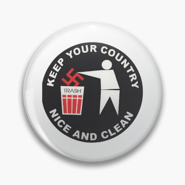 Item preview, Keep Your Country Clean - Anti-Nazi. designed and sold by luonngongg.