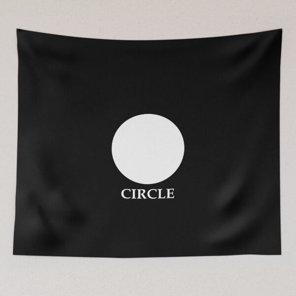 Item preview, White Circle On Black Background #3 designed and sold by nveus-circle.