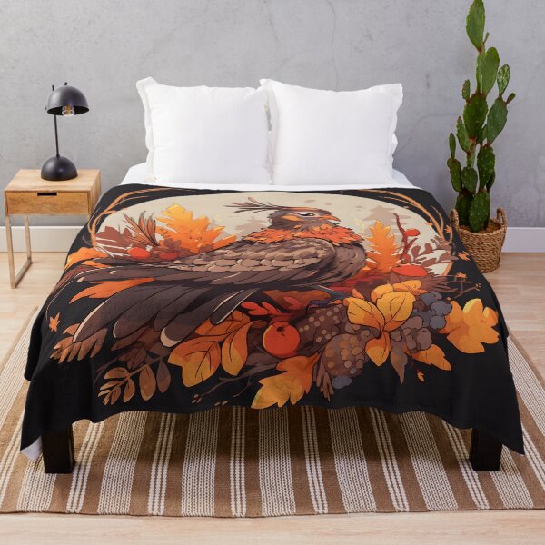 Item preview, Ruffed Grouse in Calm Moonlit Scene designed and sold by InkedBeasts.