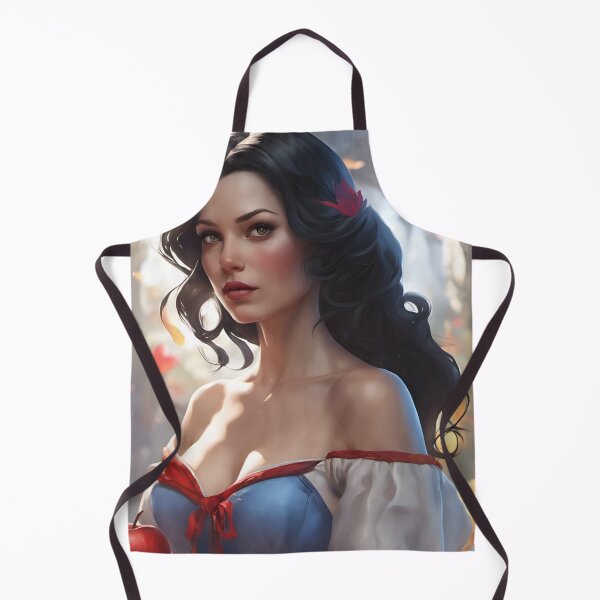 Item preview, Beautiful Fairy Tale Princess in White, Red, and Blue with Apple designed and sold by Eliteijr.