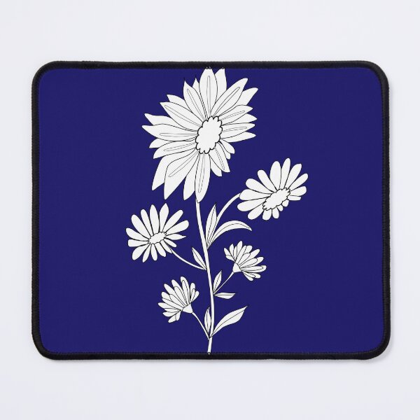 Item preview, Aster daisy flower - September birth month flower designed and sold by ahahdodo.