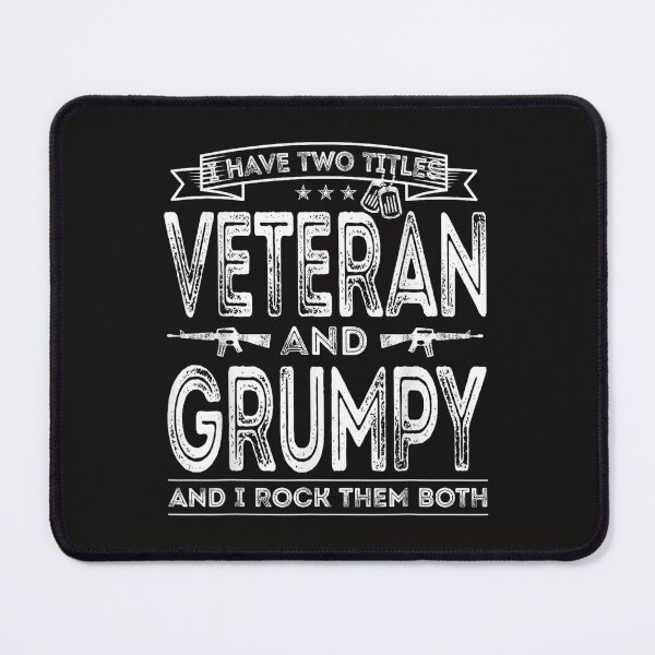 Item preview, I Have Two Titles Veteran And Grumpy Funny Proud US Army  designed and sold by WesleyHarmon.