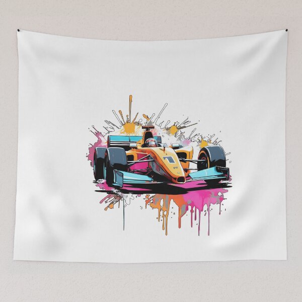 Item preview, Race car splash 2 designed and sold by uglitangelo.