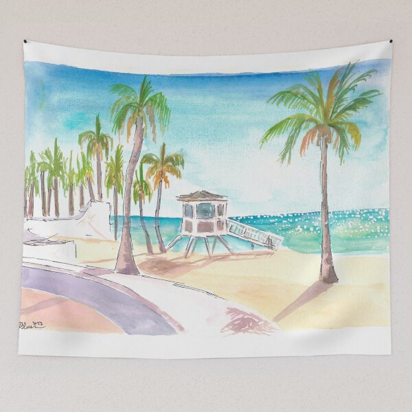 Item preview, Fort Lauderdale Beach Wave Promenade in Early Morning Sun designed and sold by artshop77.