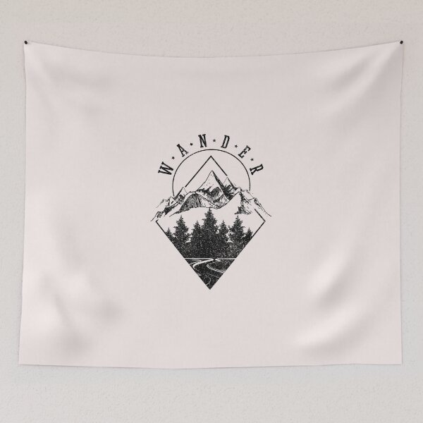 Item preview, Hiking Wander Mountains Nature Camping Camper Hiker Gift  designed and sold by WesleyHarmon.