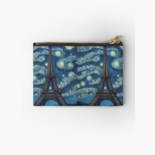 Item preview, Starry Night in Paris Van gogh Style Eiffel Tower Painting for Van gogh Lovers designed and sold by Vangoholic.