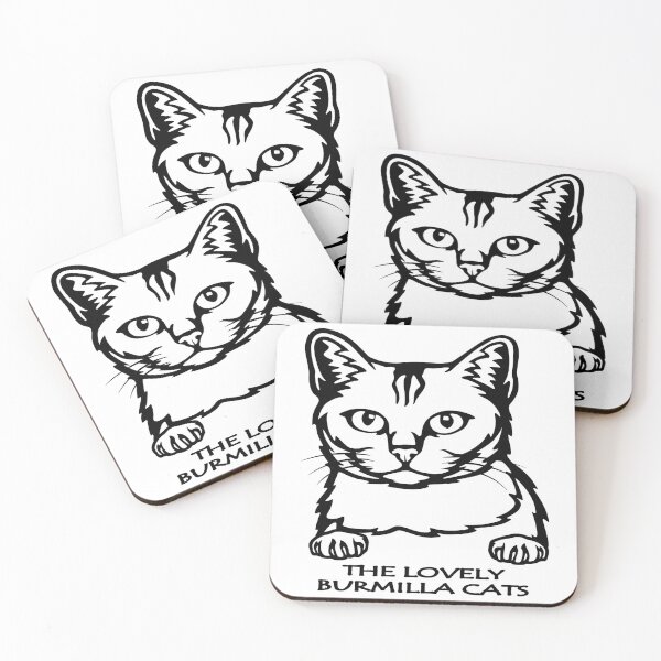 Item preview, THE LOVELY BURMILLA CATS designed and sold by Rejiboustarts.