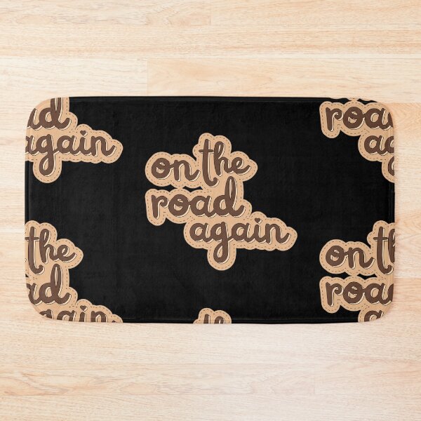 Item preview, Cute Kawaii Aesthetics Travel Quote | On the Road Again designed and sold by ISayHeaven.
