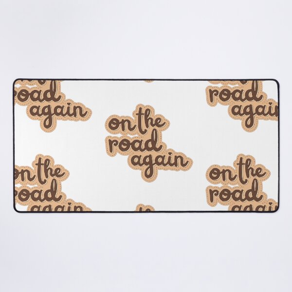 Item preview, Cute Kawaii Aesthetics Travel Quote | On the Road Again designed and sold by ISayHeaven.